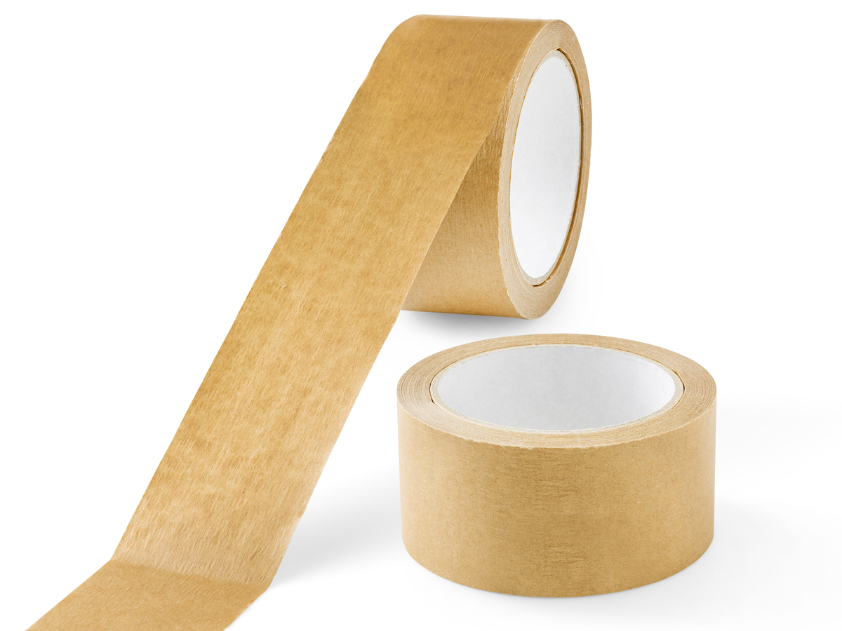 Papieren Tape 50mm X 50mtr – 2 Kleuren